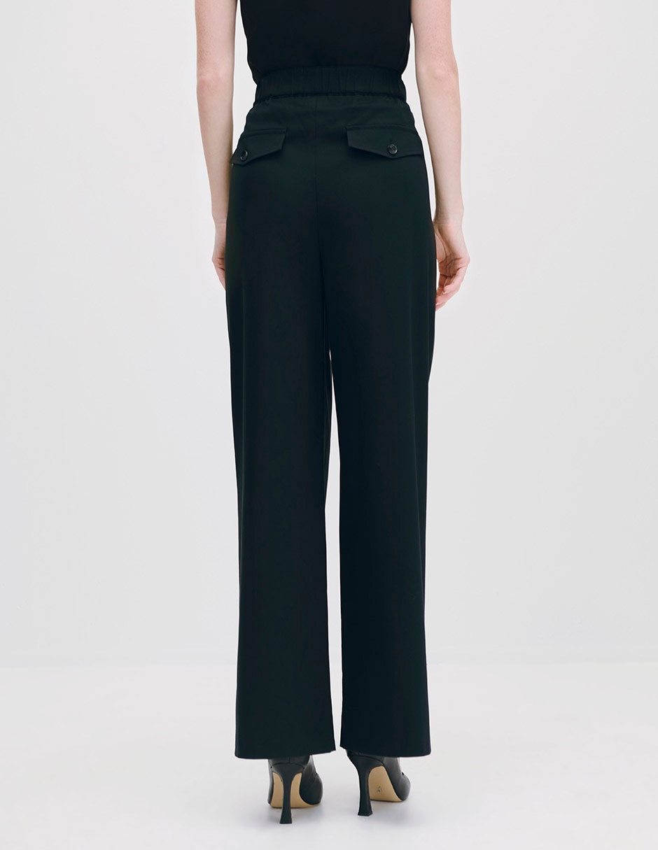 Pantalón relaxed wide leg para mujer 3
