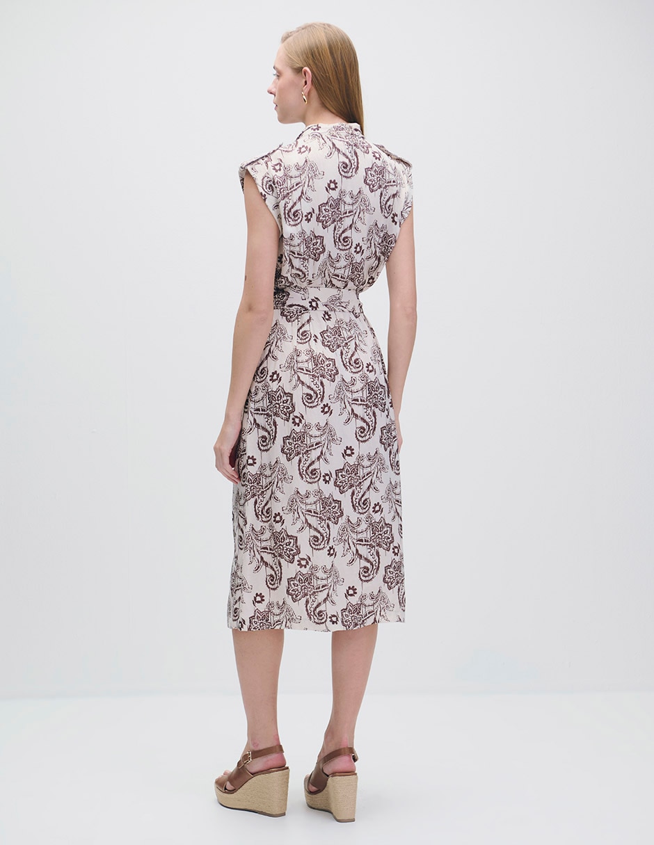 Vestido midi casual Riva para mujer 3