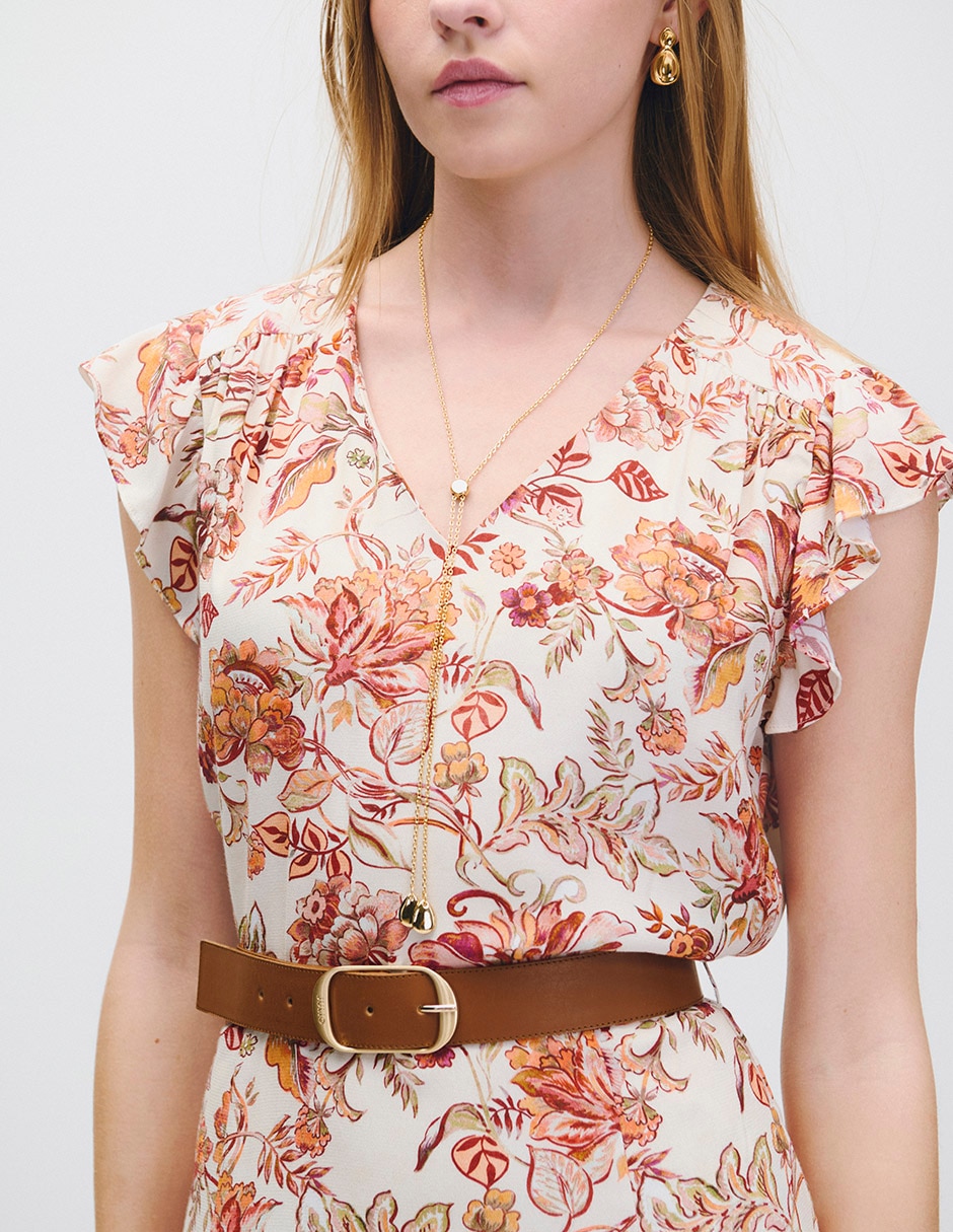 Vestido midi casual Riva para mujer 4