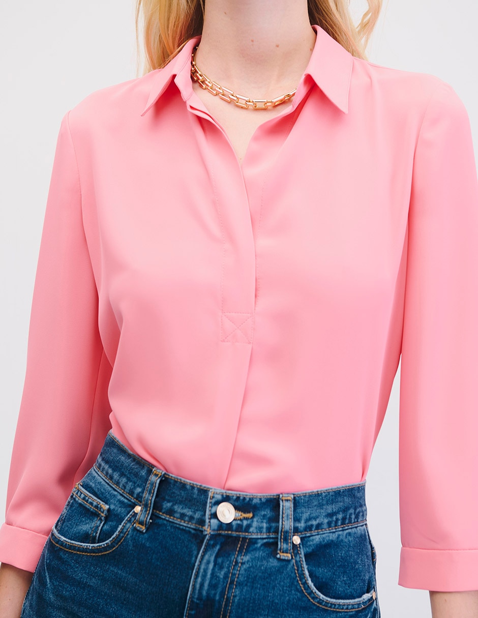 Blusa manga 3/4 para mujer 4