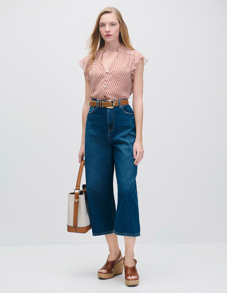 Blusa Riva manga corta para mujer 2