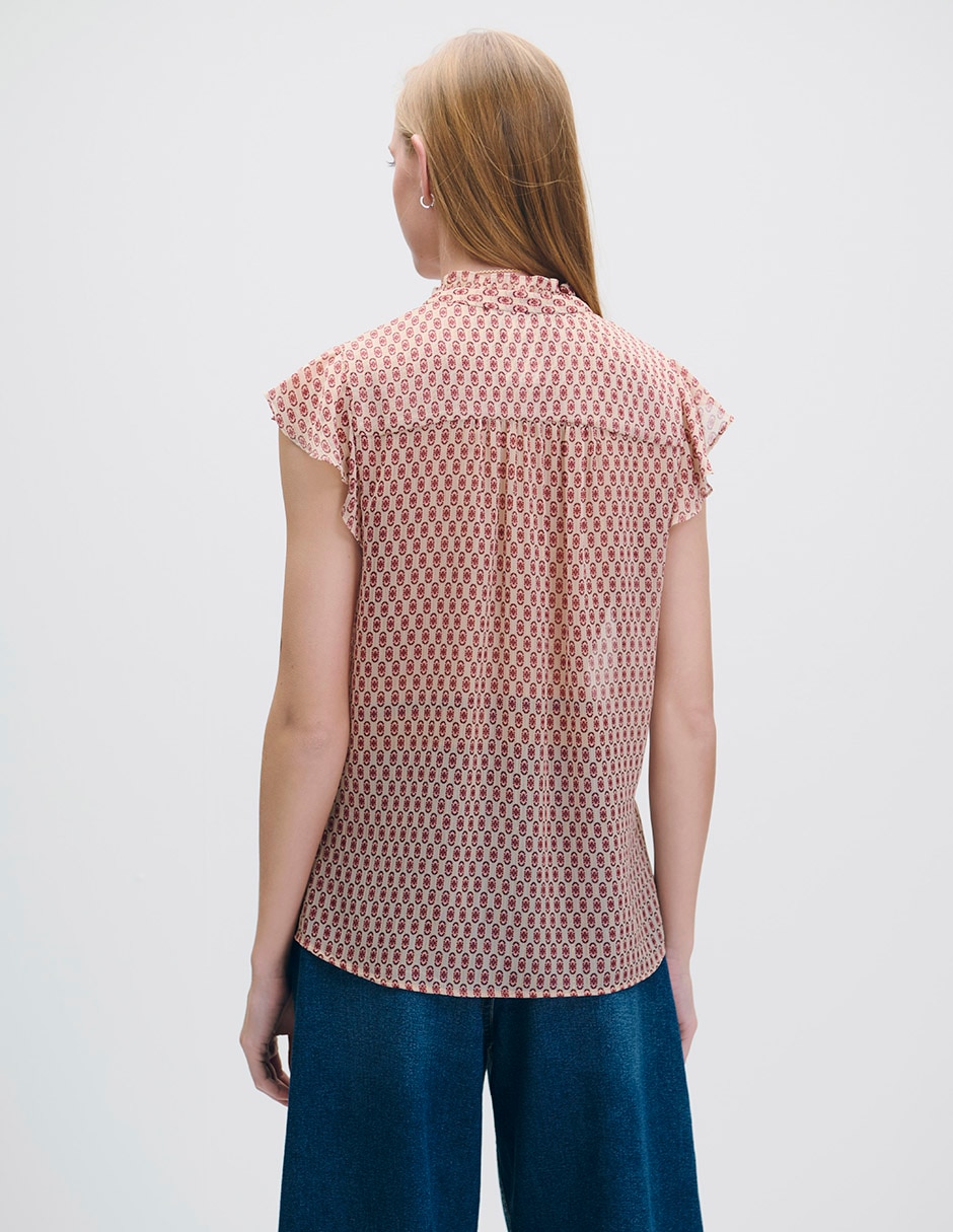 Blusa Riva manga corta para mujer 4
