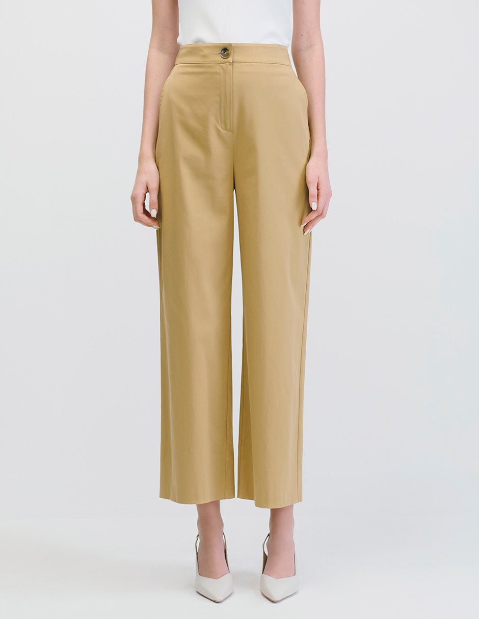 Pantalón relaxed wide leg para mujer