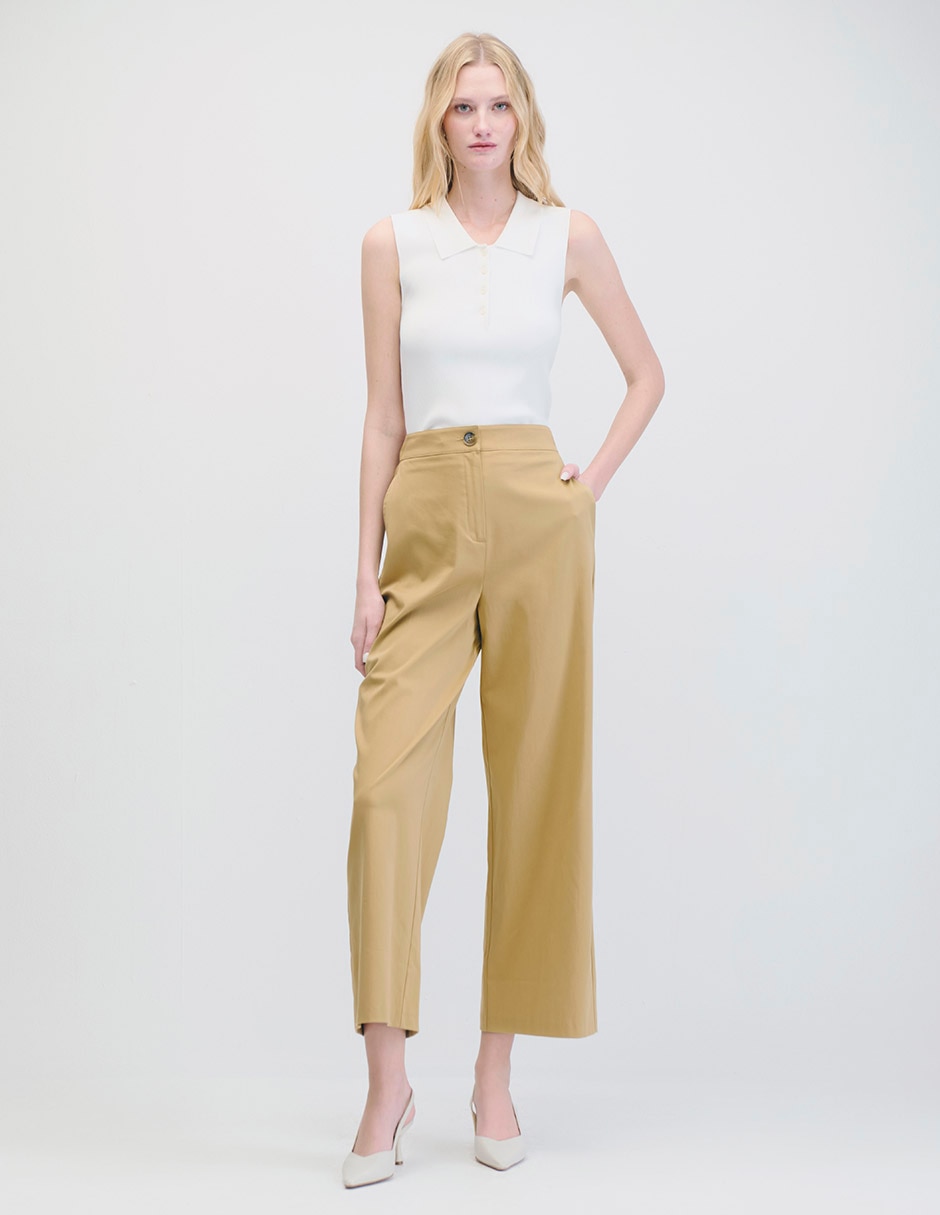 Pantalón relaxed wide leg para mujer 4