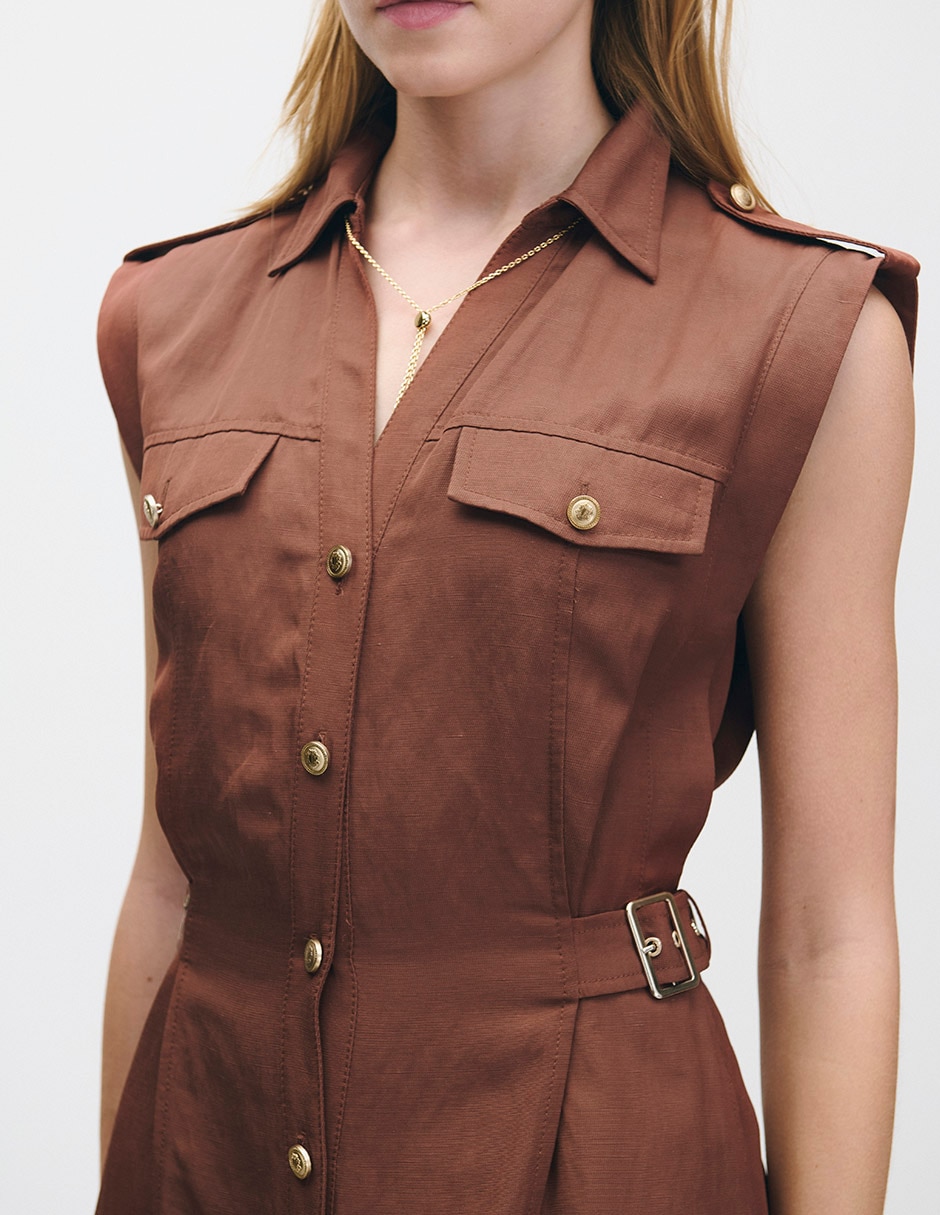 Vestido midi casual para mujer 4