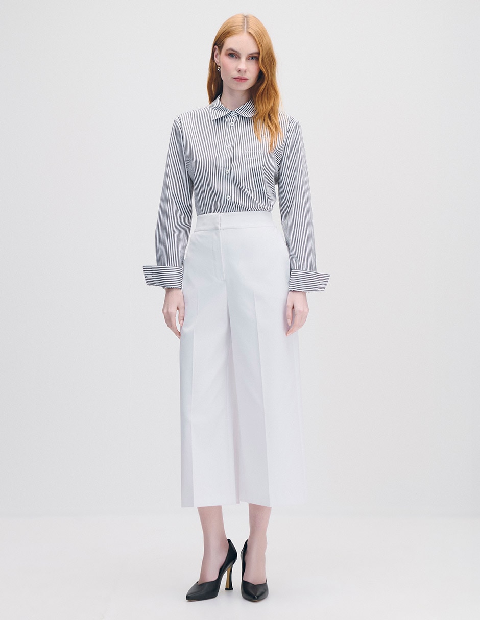 Blusa camisera manga larga para mujer 2