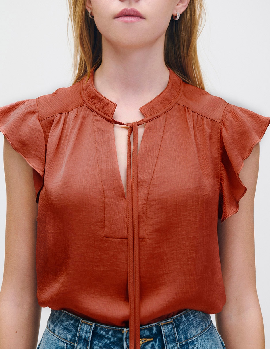 Blusa Riva manga corta para mujer 4