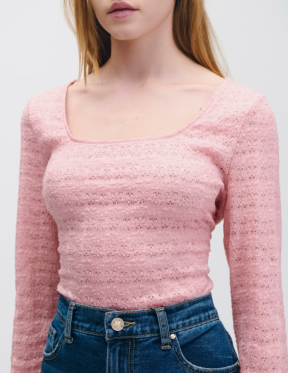 Blusa Riva manga larga para mujer 4