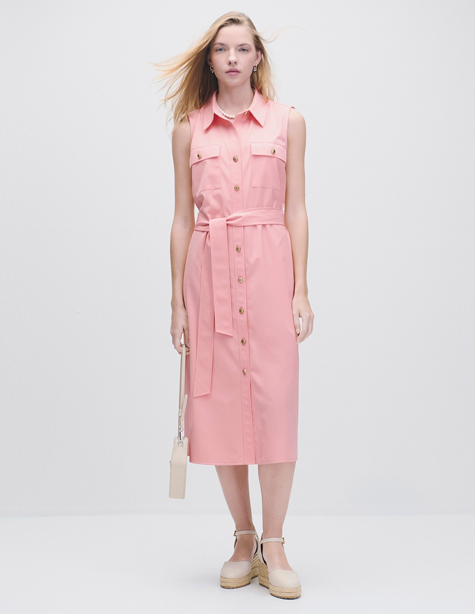 Vestido midi casual para mujer Vestido midi casual para mujer