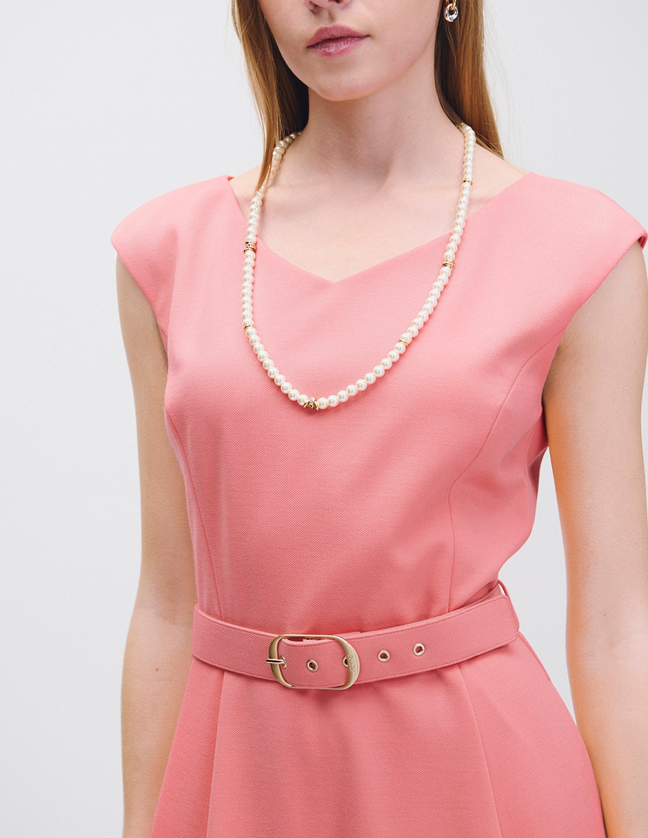 Vestido midi casual Riva para mujer 4