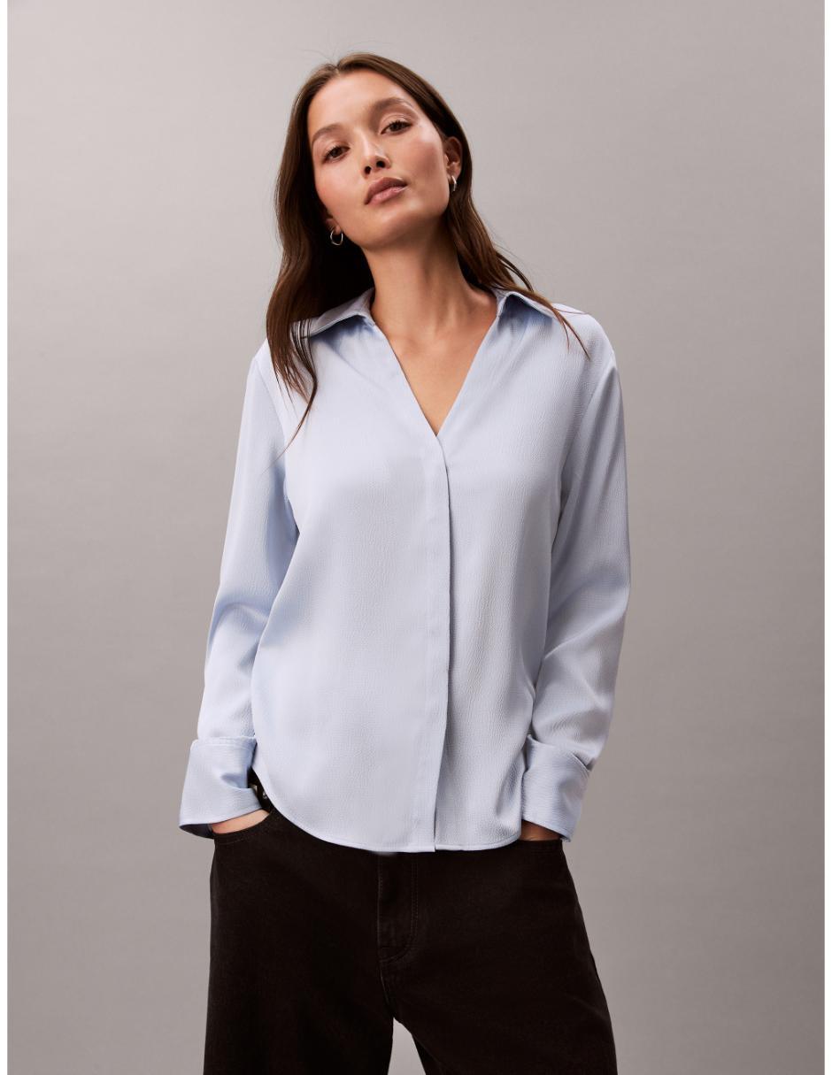 Blusa manga larga para mujer