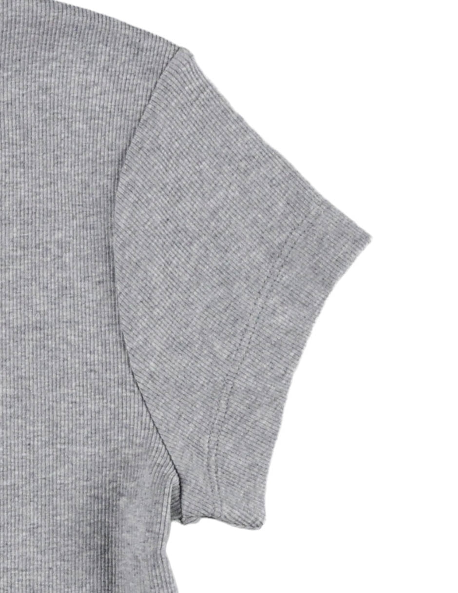 Playera manga corta cuello redondo para mujer 6