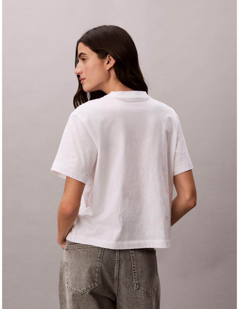 Playera manga corta cuello redondo para mujer 3