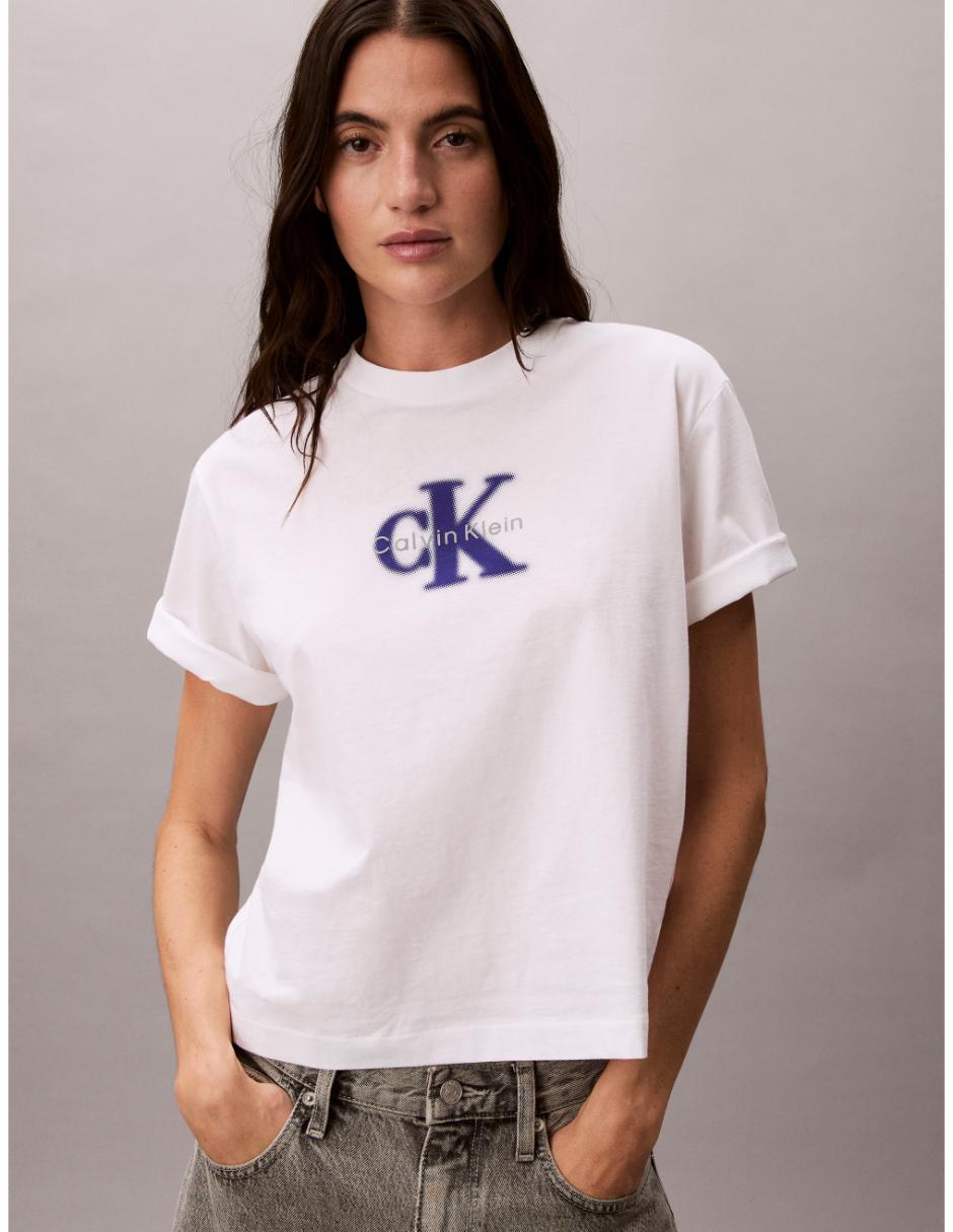 Playera manga corta cuello redondo para mujer 5