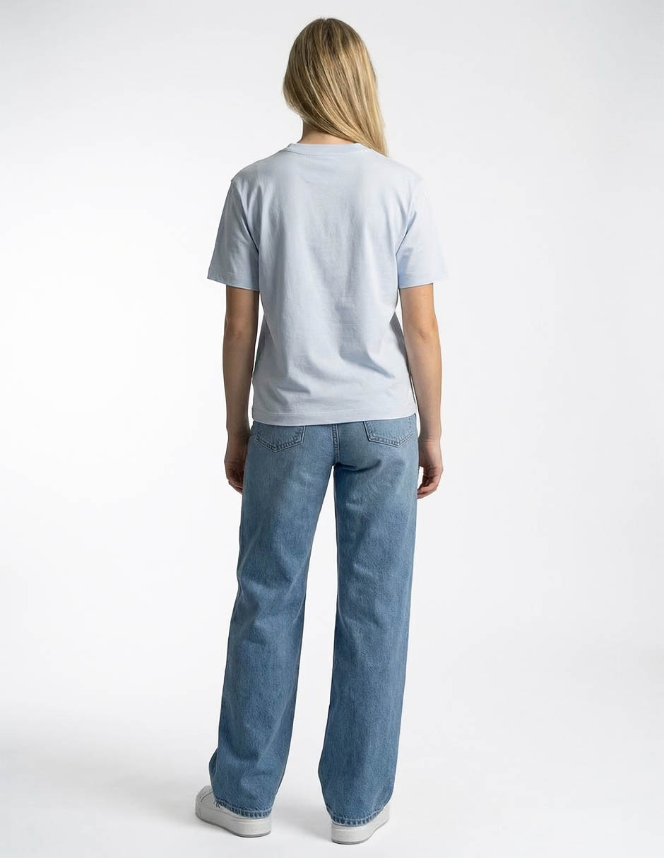 Playera manga corta cuello redondo para mujer 2