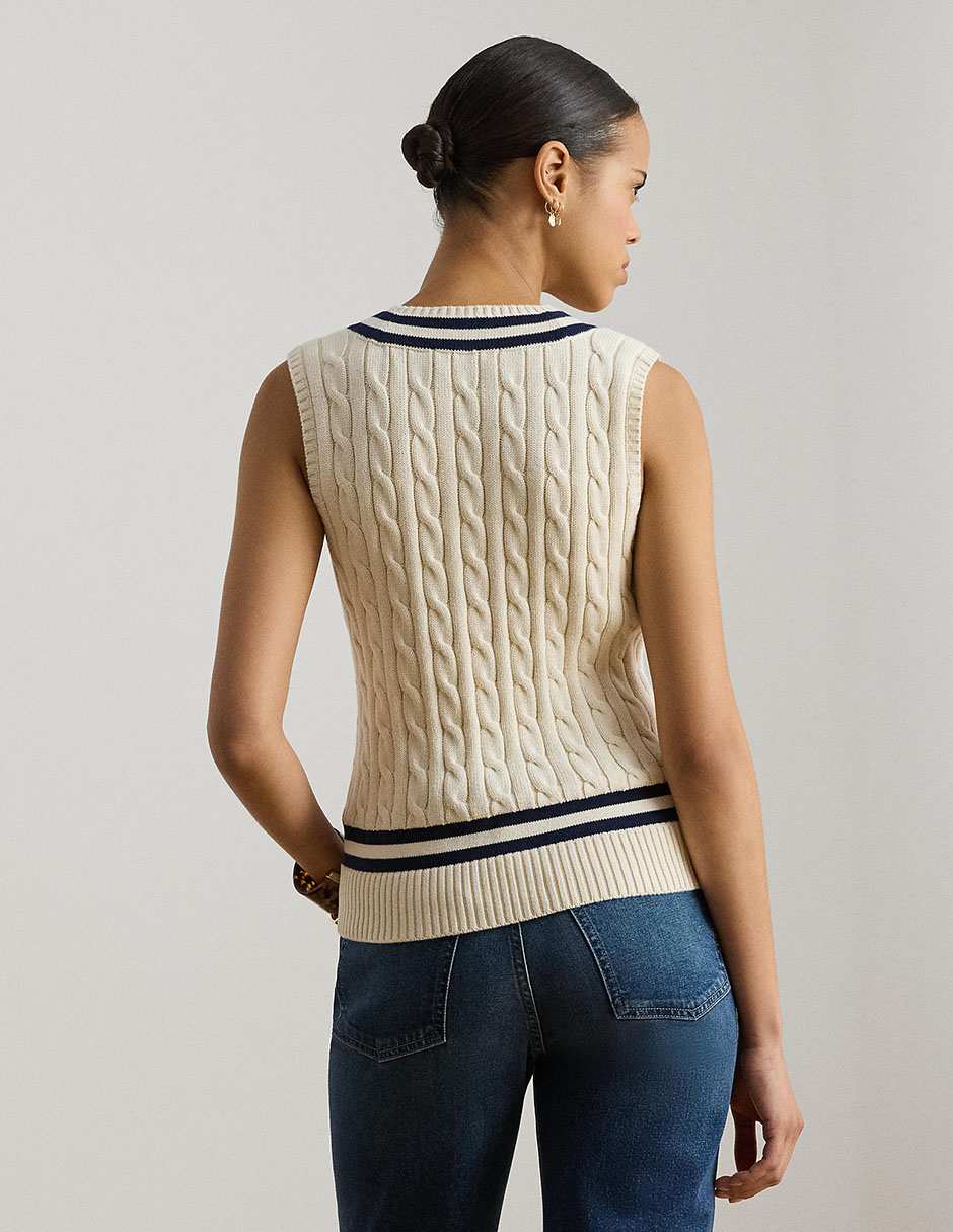 Suéter cuello V para mujer 2