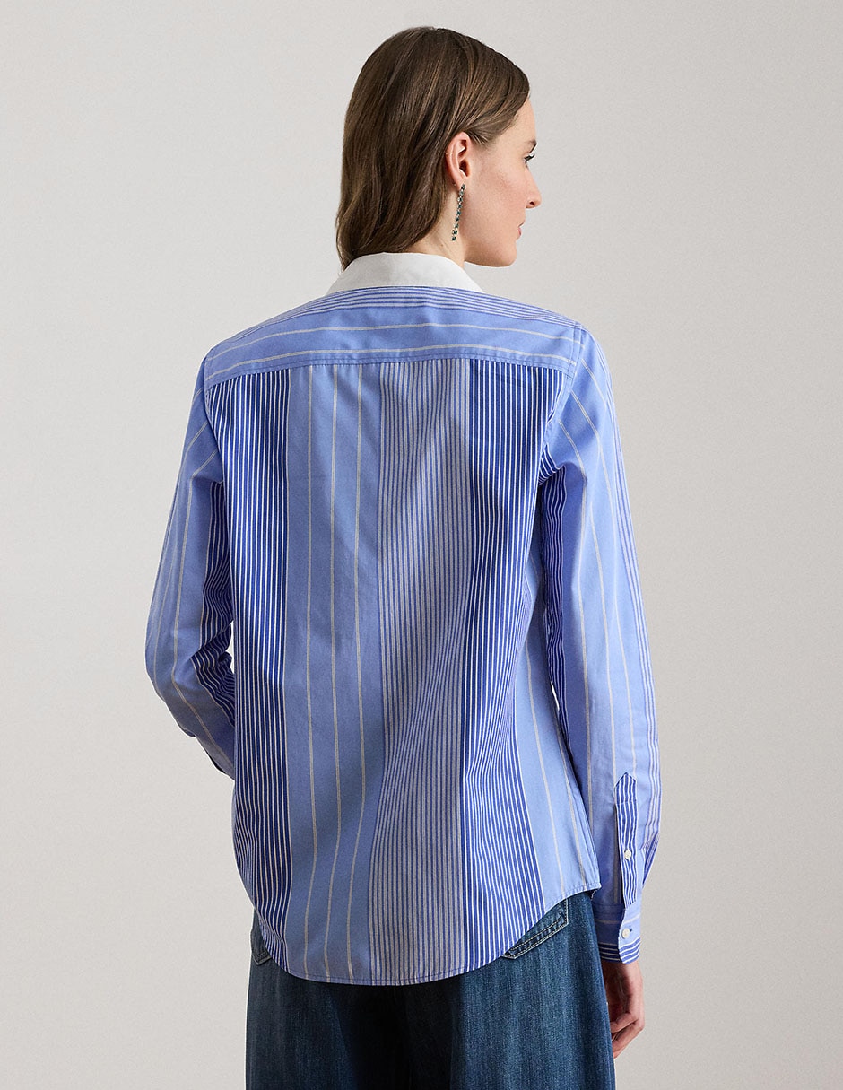 Blusa camisera manga larga para mujer 2
