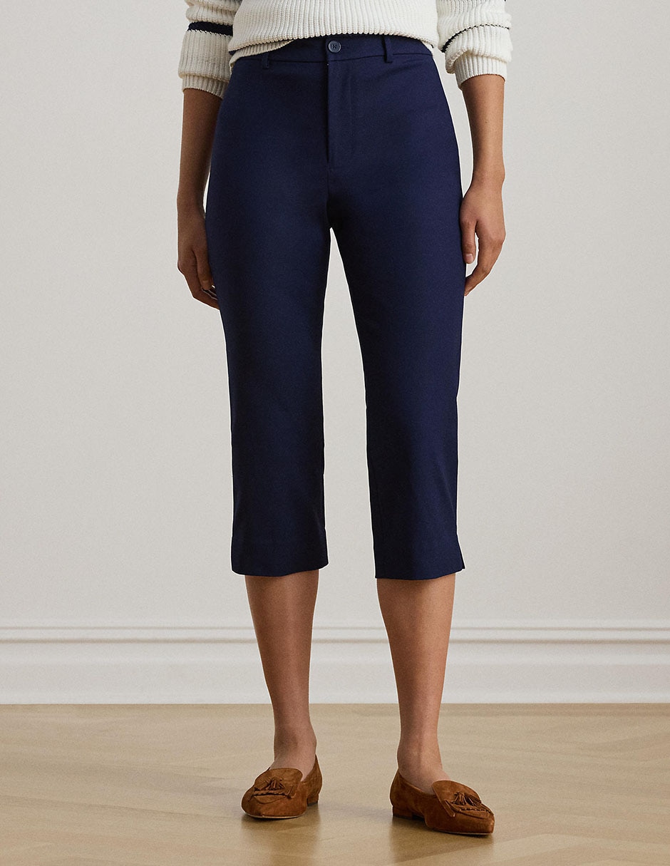 Pantalón capri slim para mujer