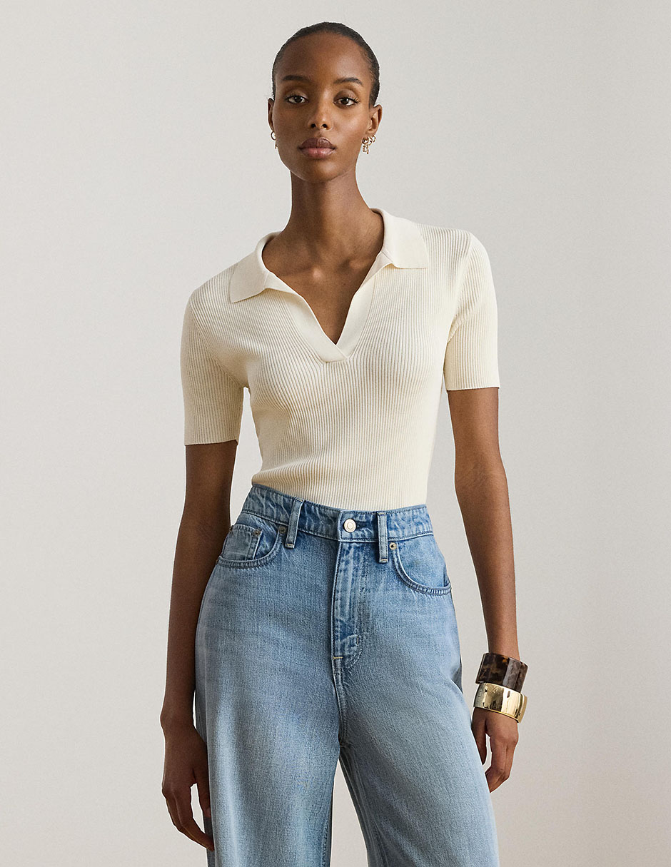 Suéter cuello v para mujer