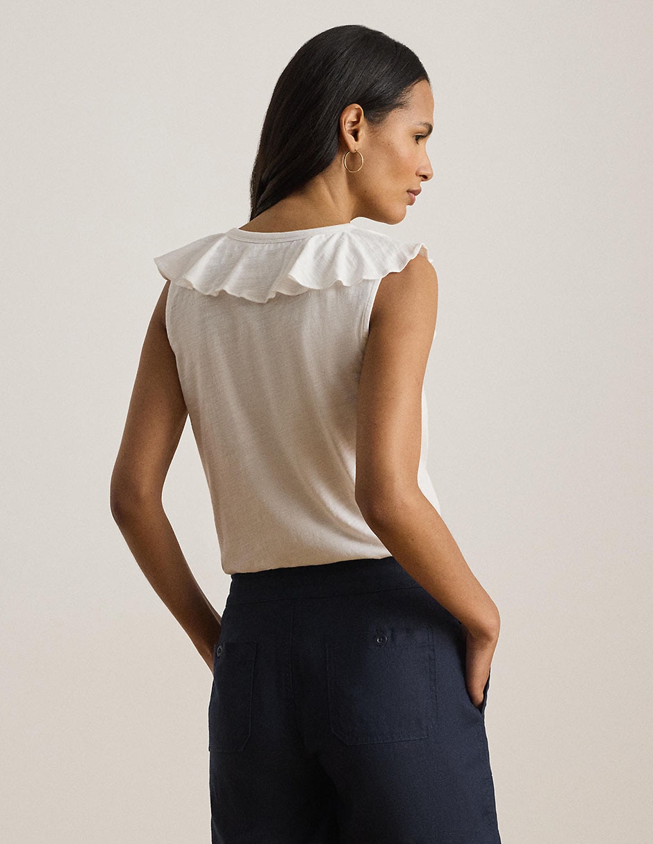 Blusa sin manga para mujer 2