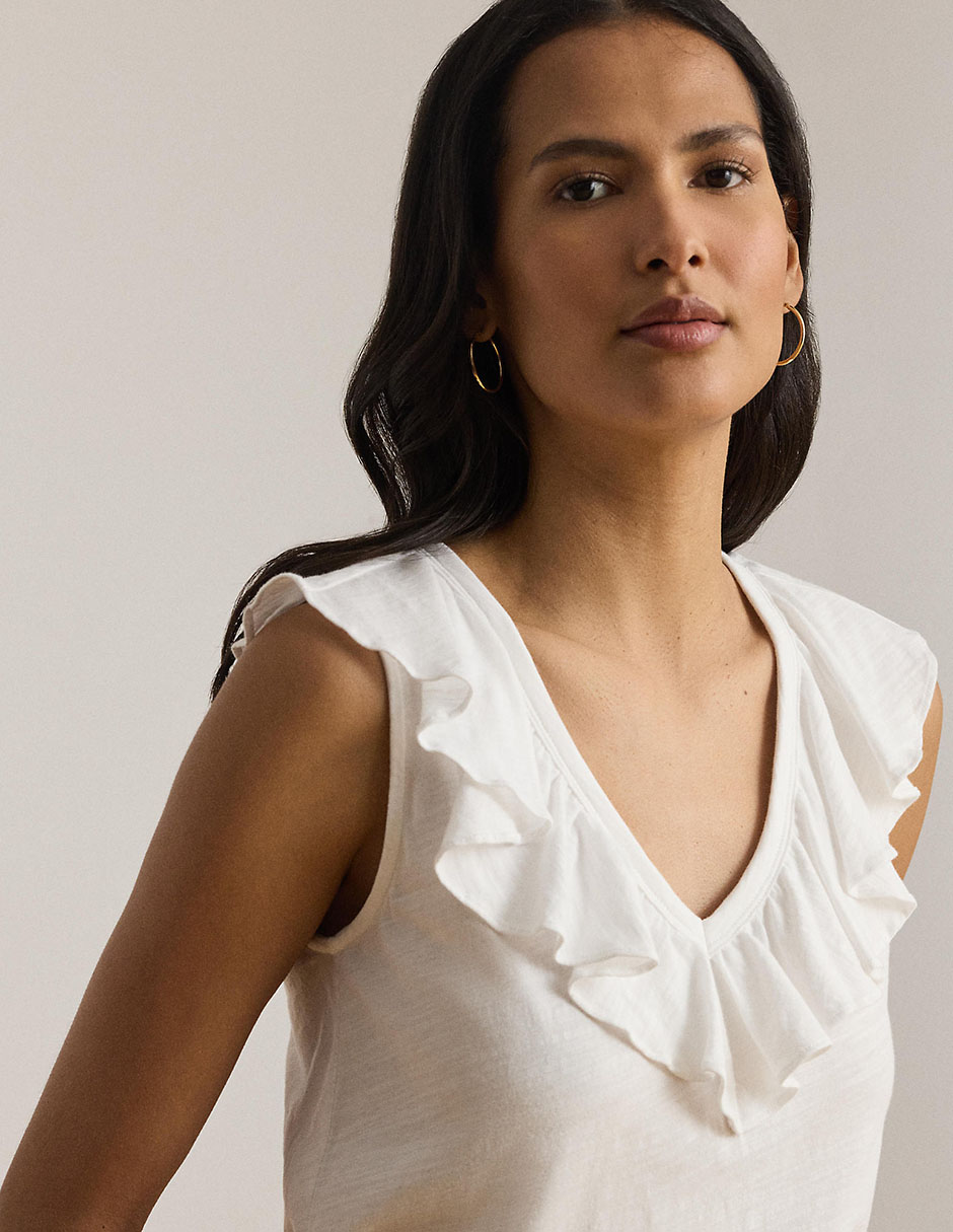 Blusa sin manga para mujer 5