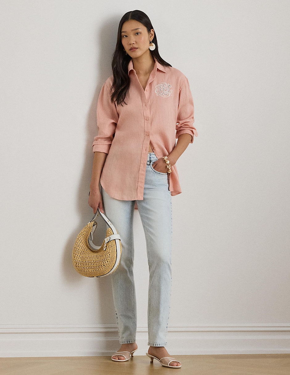 Blusa camisera manga larga para mujer 3