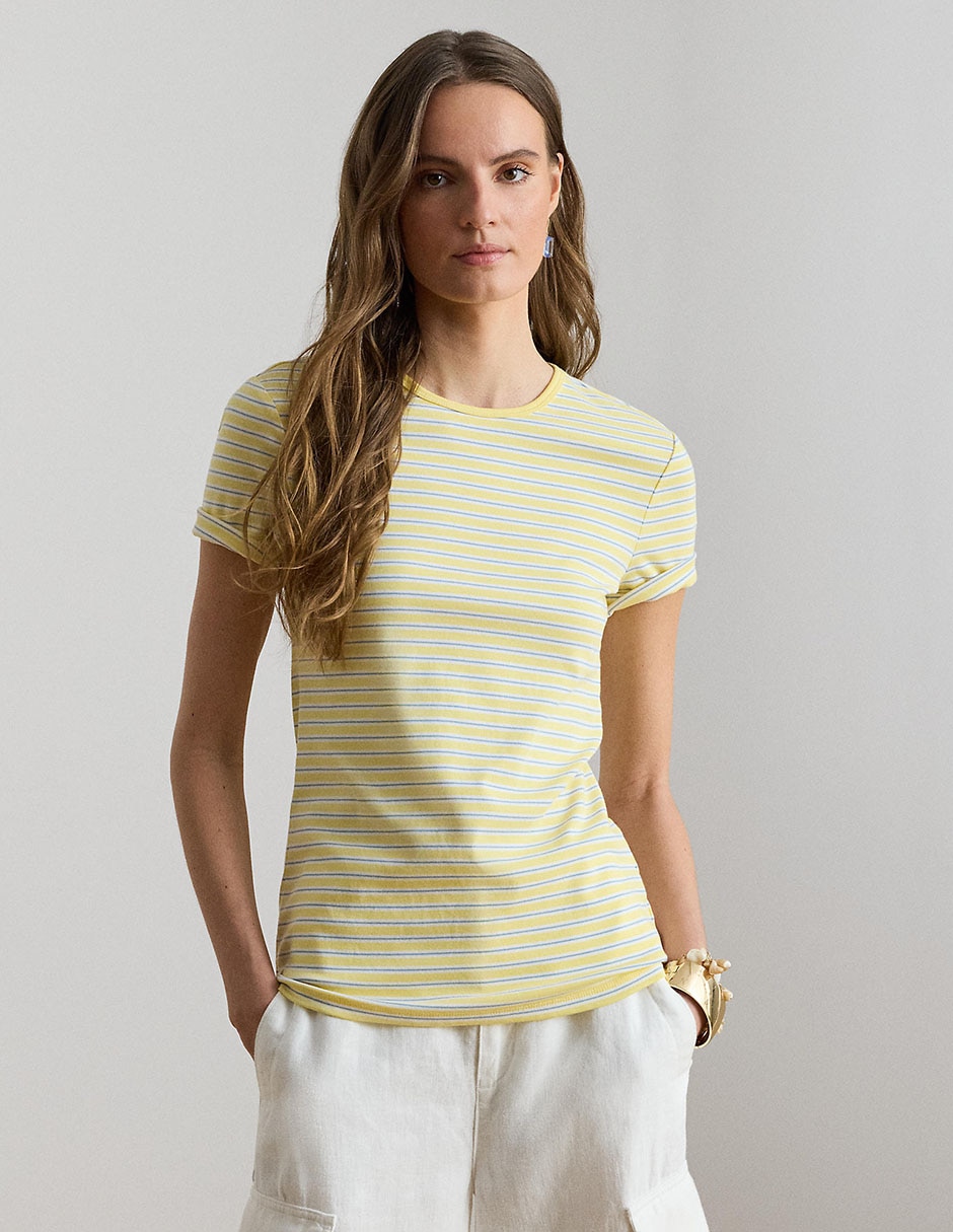 Blusa manga corta para mujer