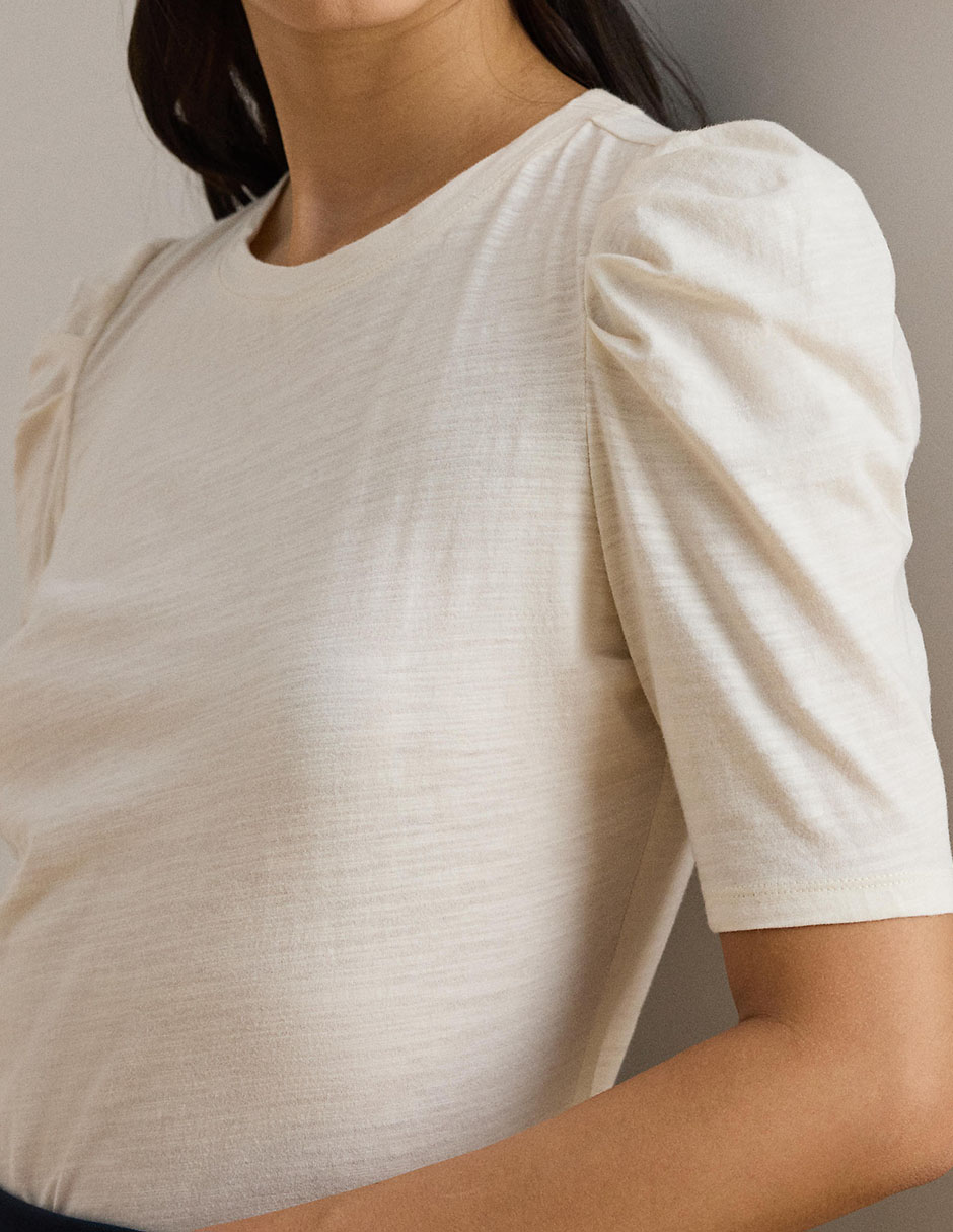 Blusa manga corta para mujer 4