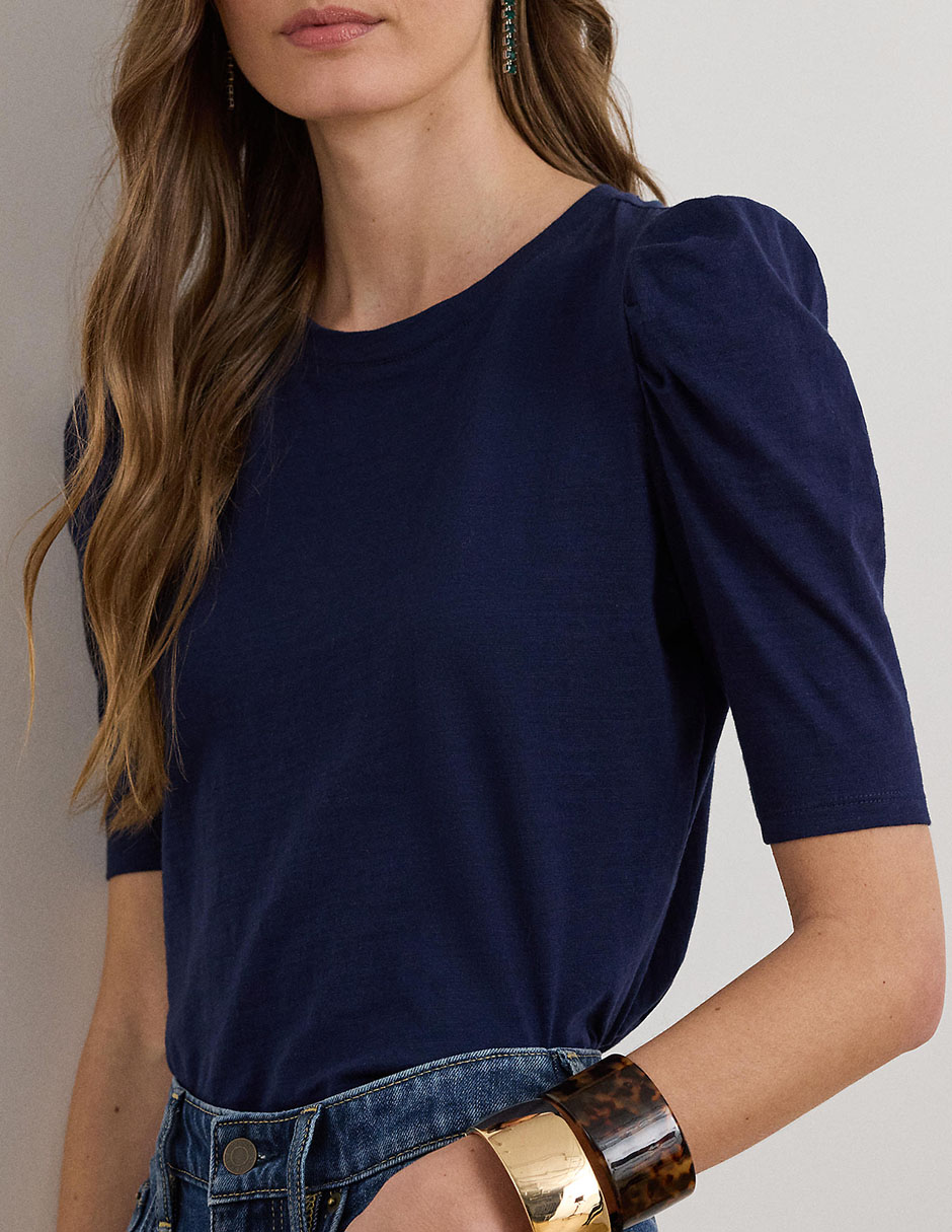 BLUSA LAUREN RALPH LA, CH, AZUL MARINO