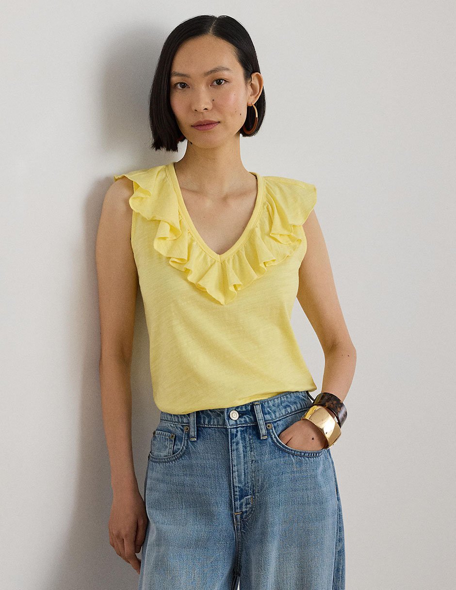 Blusa sin manga para mujer