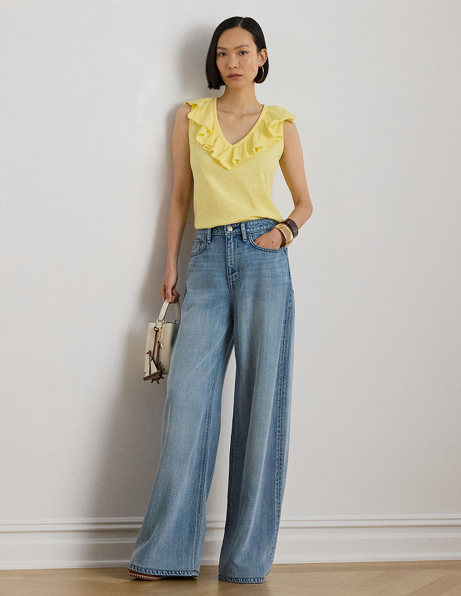 BLUSA LAUREN RALPH LAURE, CH, AMARILLO