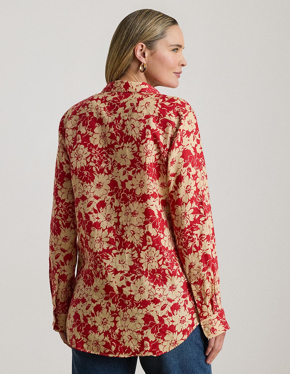 Blusa camisera manga larga para mujer 2