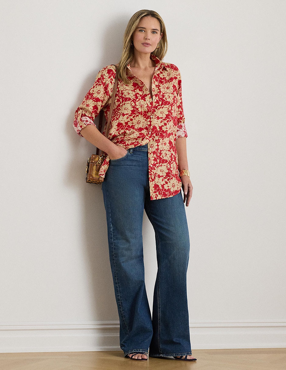 Blusa camisera manga larga para mujer 3
