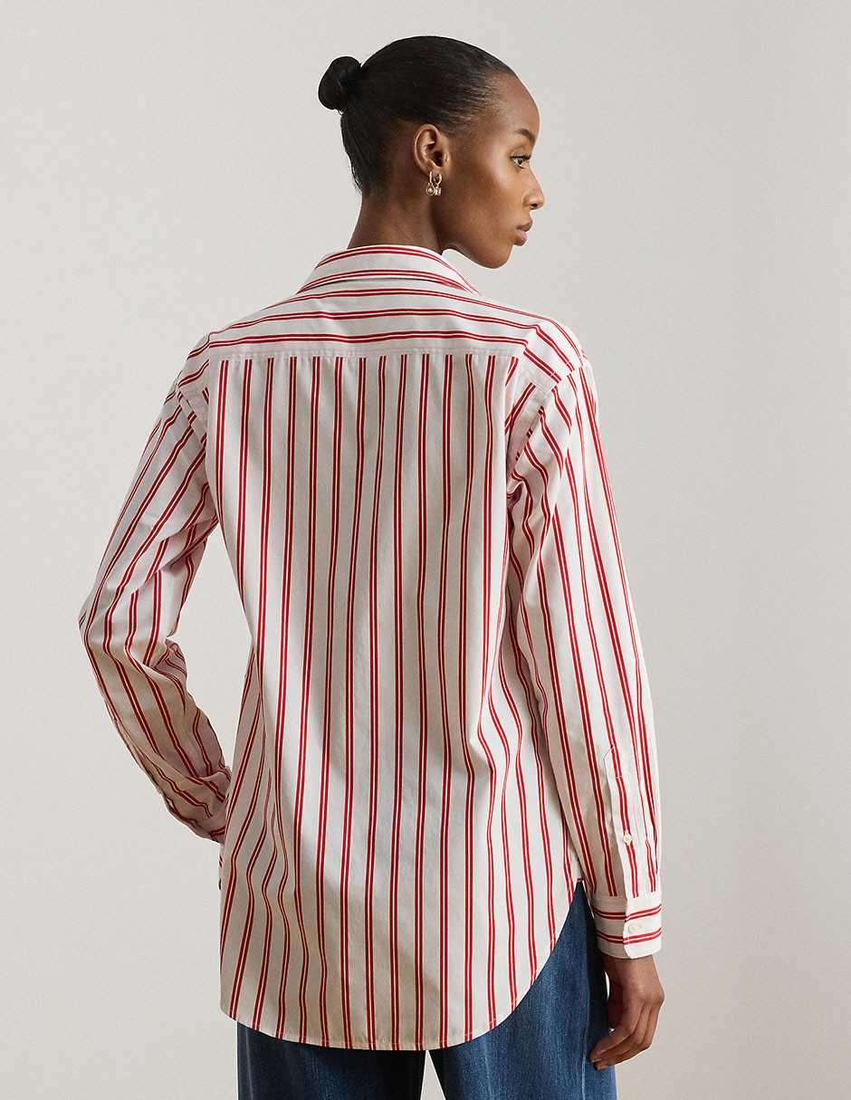 Blusa camisera manga larga para mujer 2