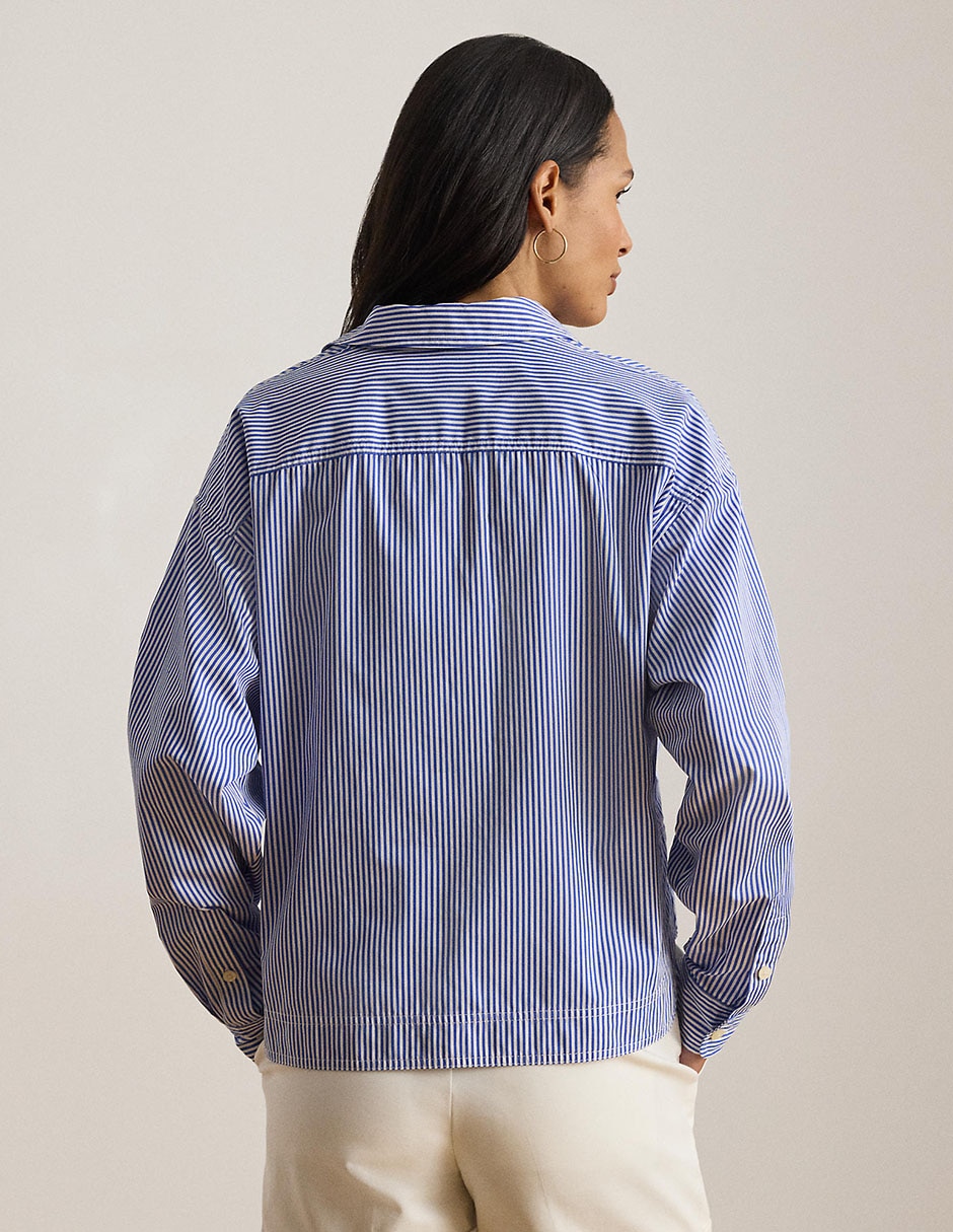 Blusa camisera manga larga para mujer 2