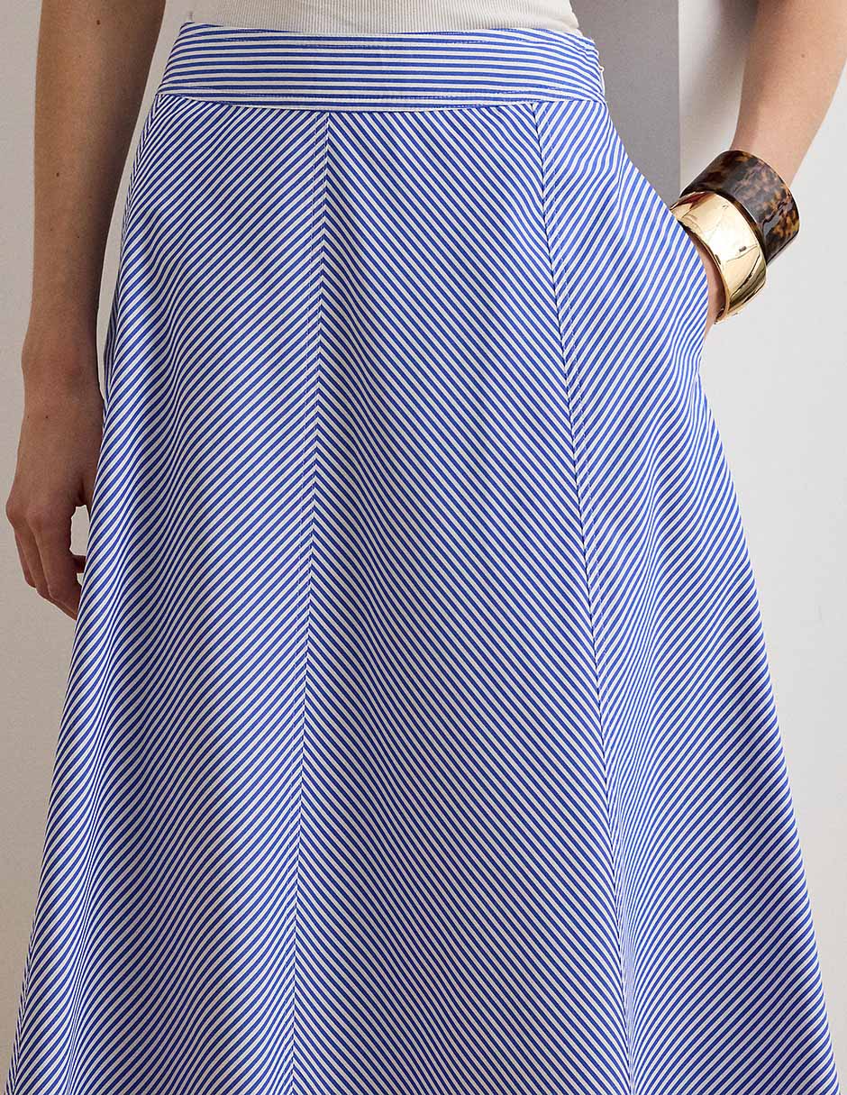 Falda crop cintura alta para mujer 4