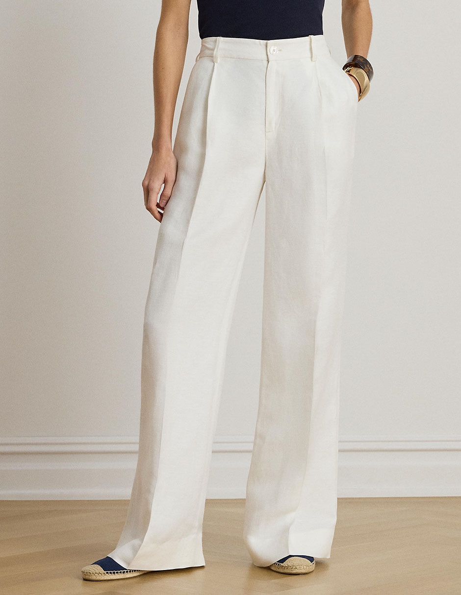 Pantalón chino relajado para mujer