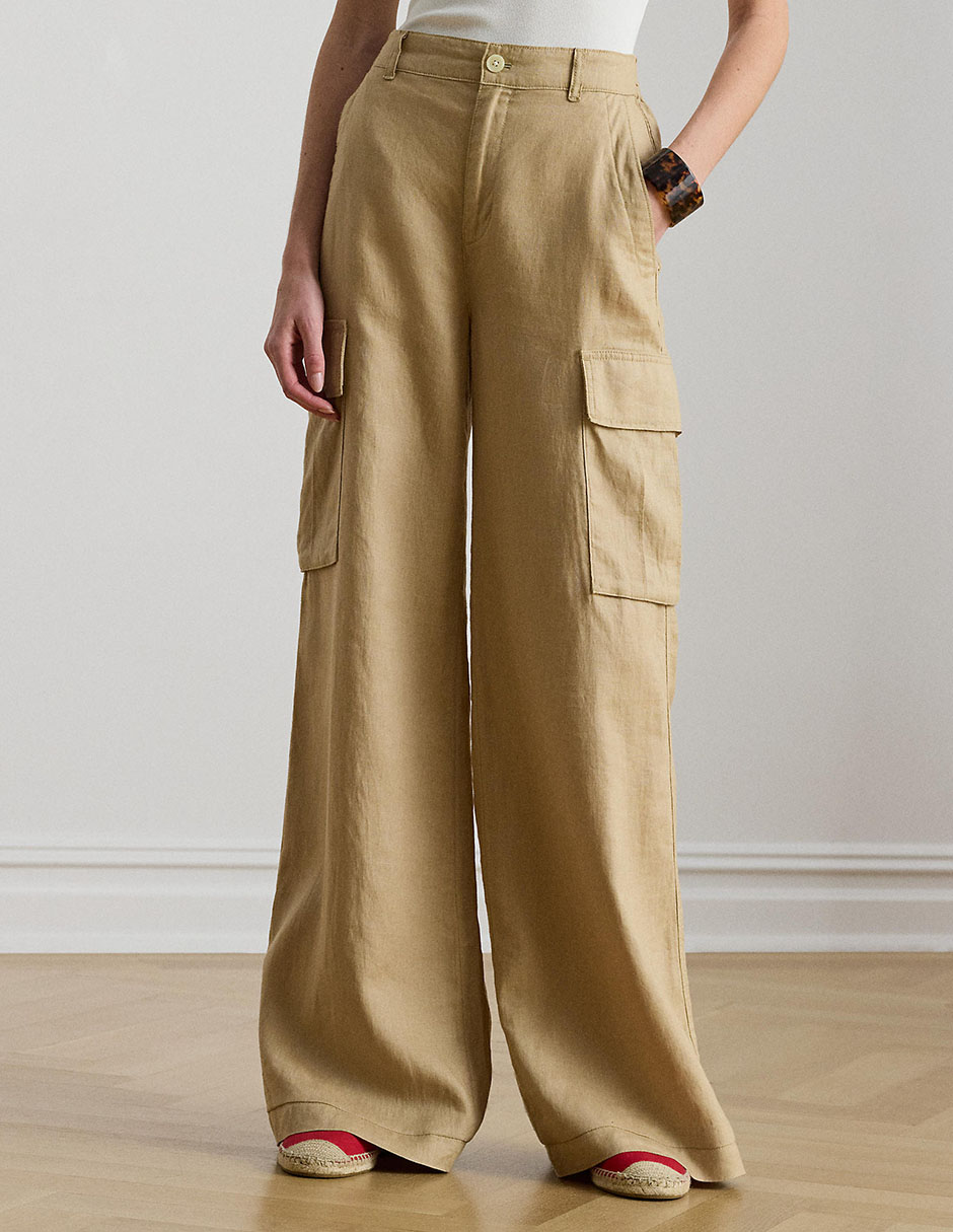 Pantalón cargo wide leg para mujer