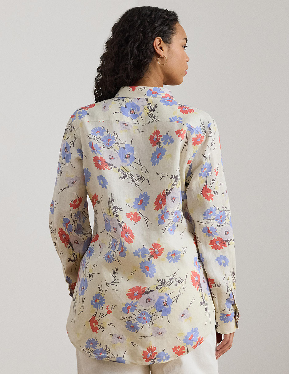 Blusa camisera manga larga para mujer 2
