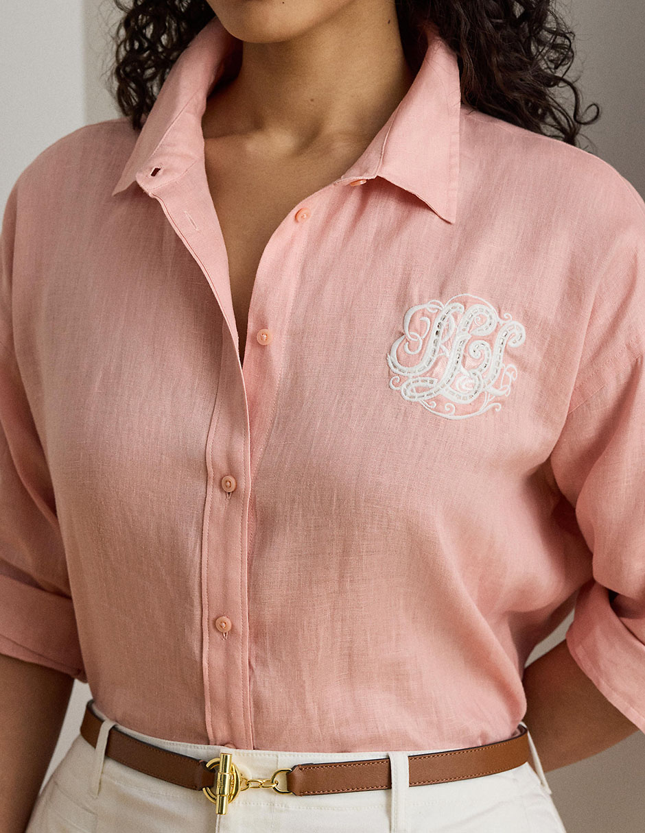 BLUSA LAUREN PLUS 202P08913, 2X, ROSA