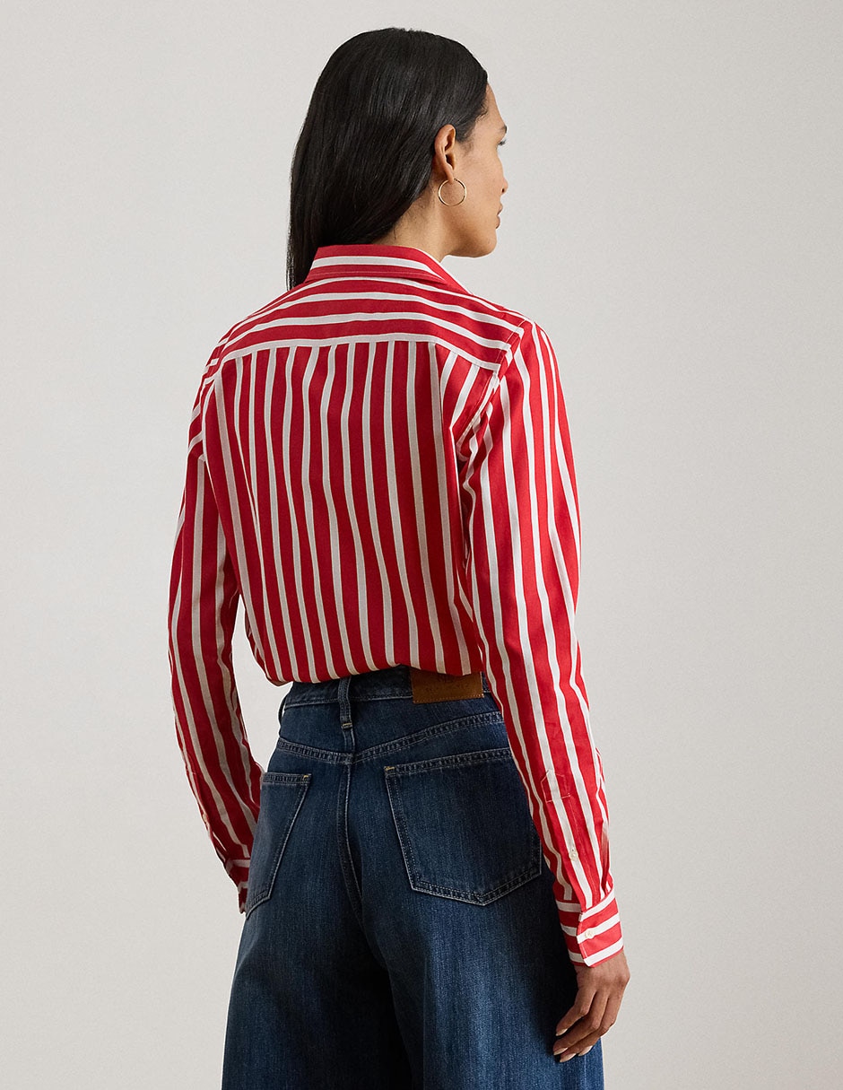 Blusa camisera manga larga para mujer 2
