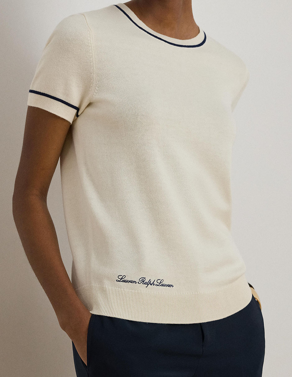 Suéter Lauren Ralph Lauren cuello redondo para mujer
