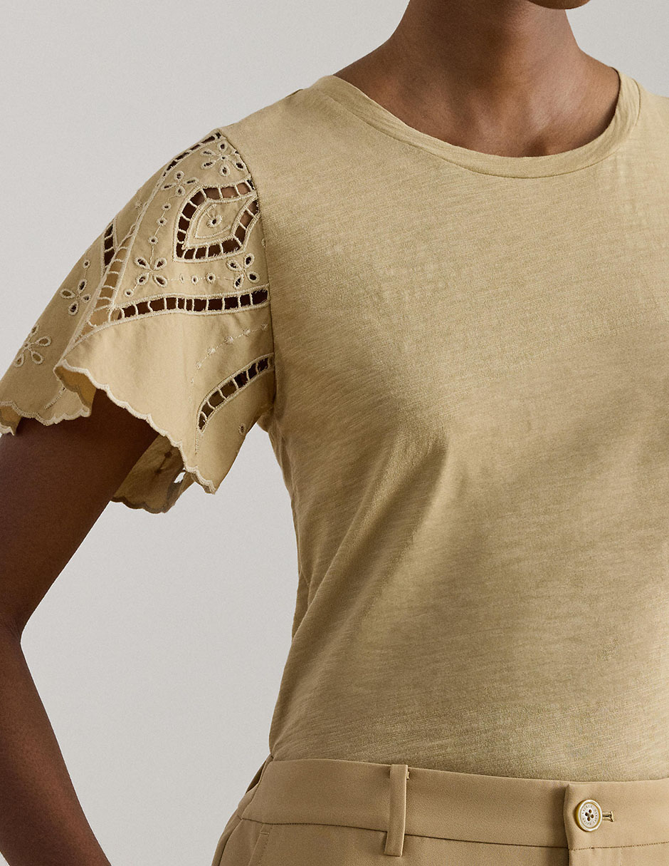 Blusa manga corta para mujer 4
