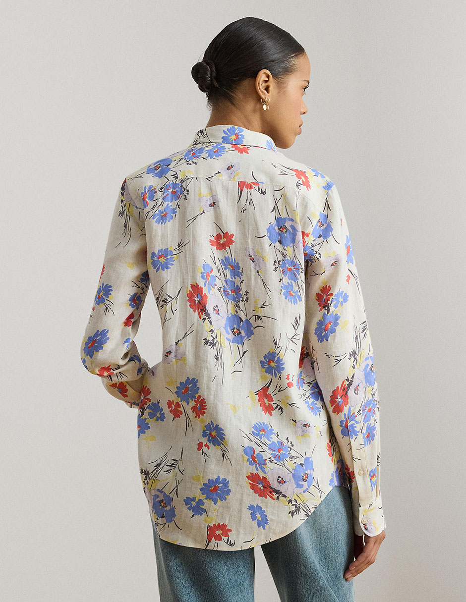Blusa camisera manga larga para mujer 2