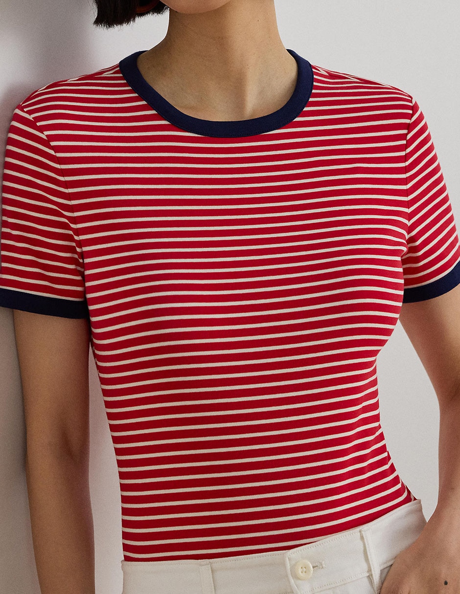 Blusa manga corta para mujer 4