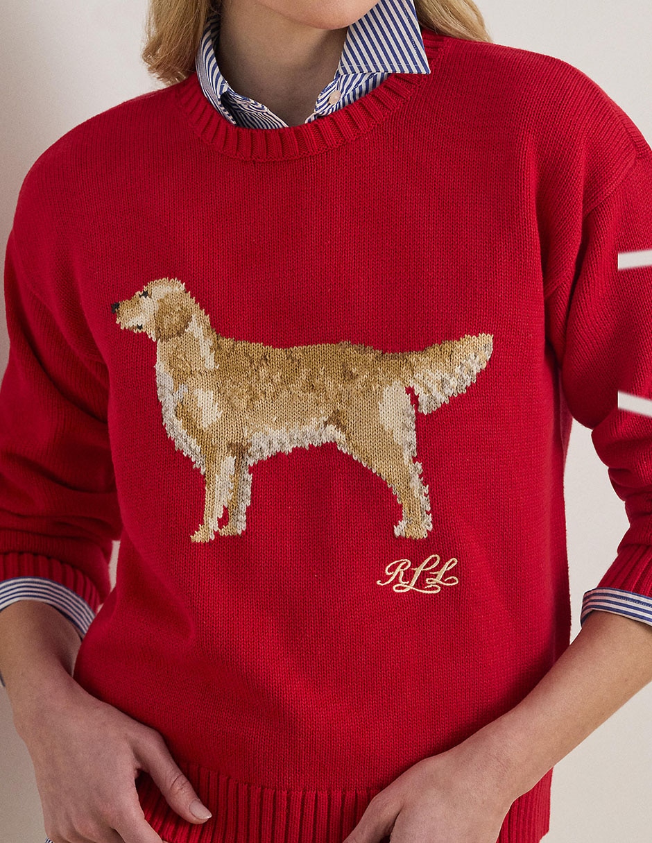 SUETER LAUREN RALPH LAUREN 2, XG, ROJO