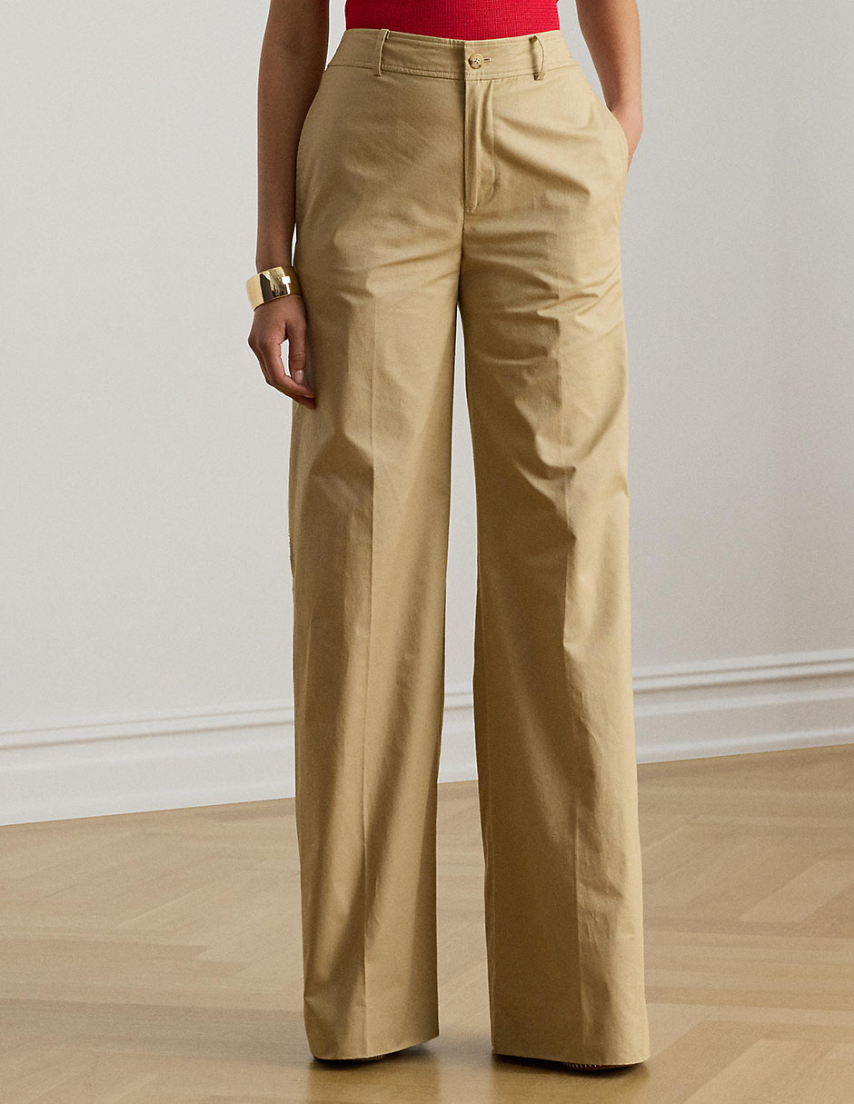 Pantalón relaxed wide leg para mujer