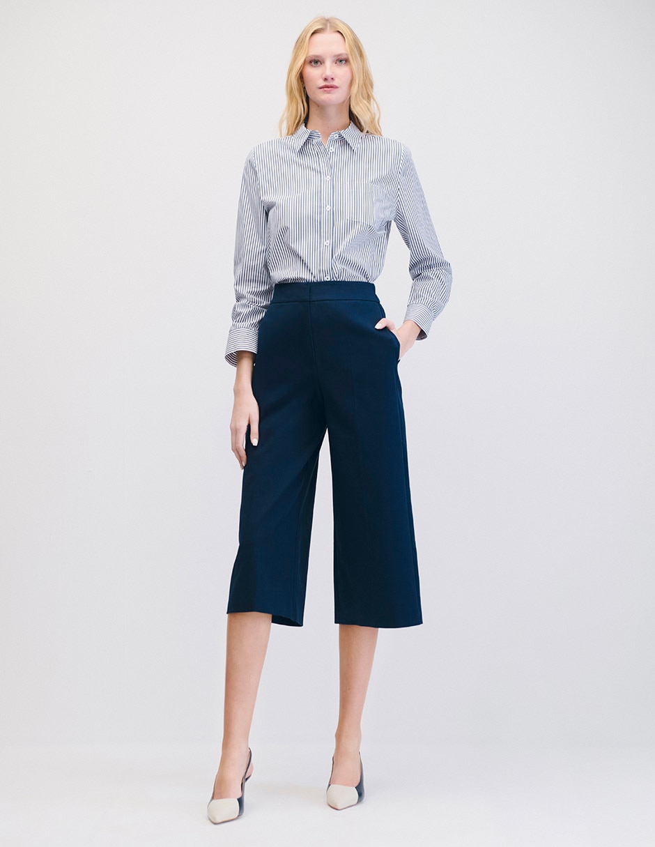 Blusa camisera manga larga para mujer 2