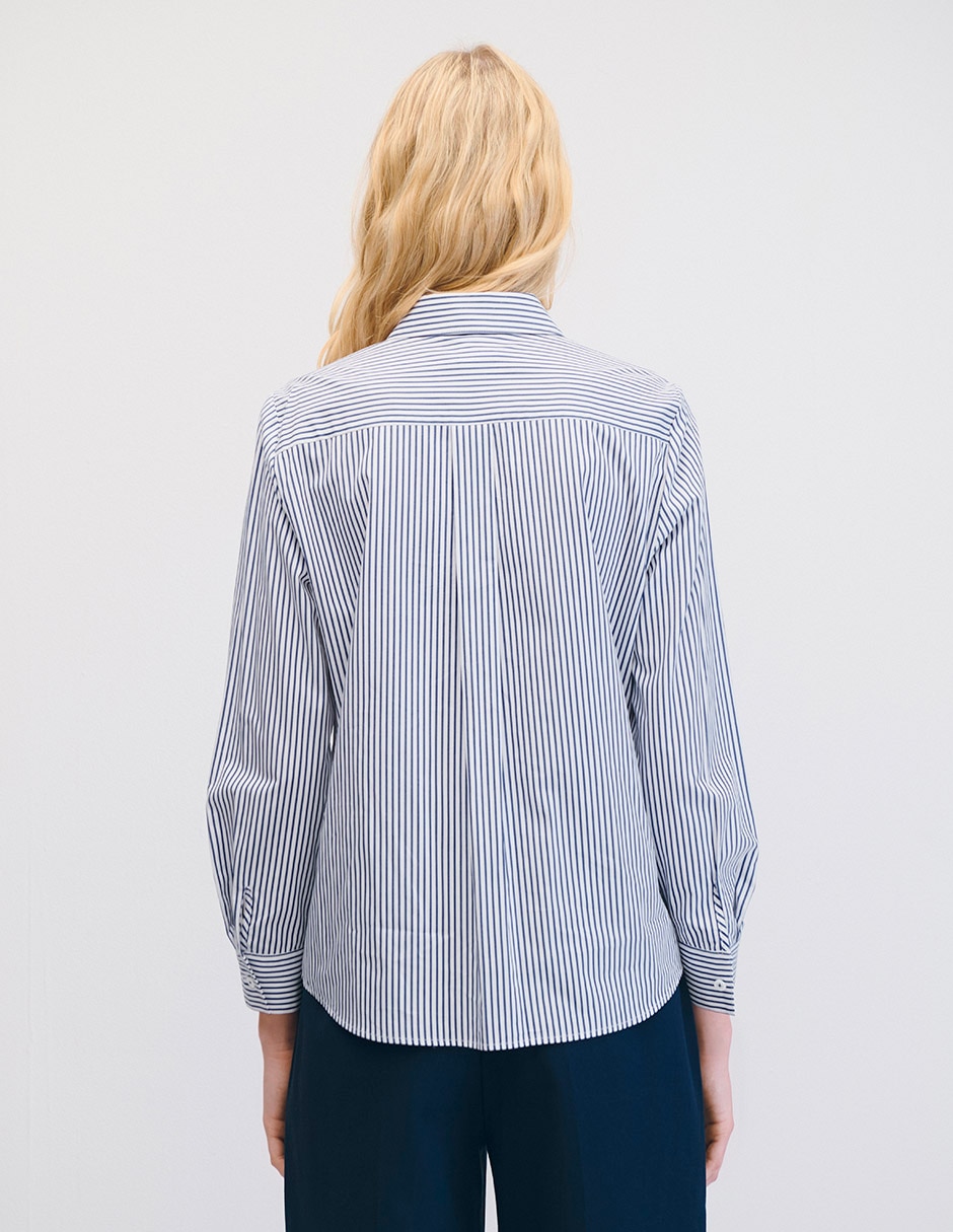 Blusa camisera manga larga para mujer 3
