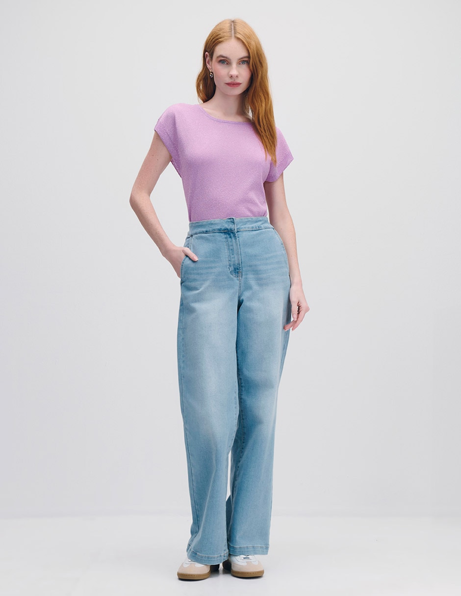 Blusa manga corta para mujer 2